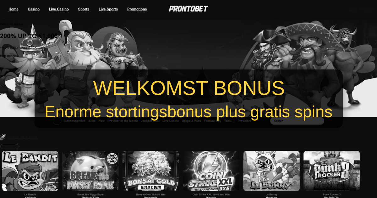 ProntoBet Casino Nederland - Premium Online Gaming